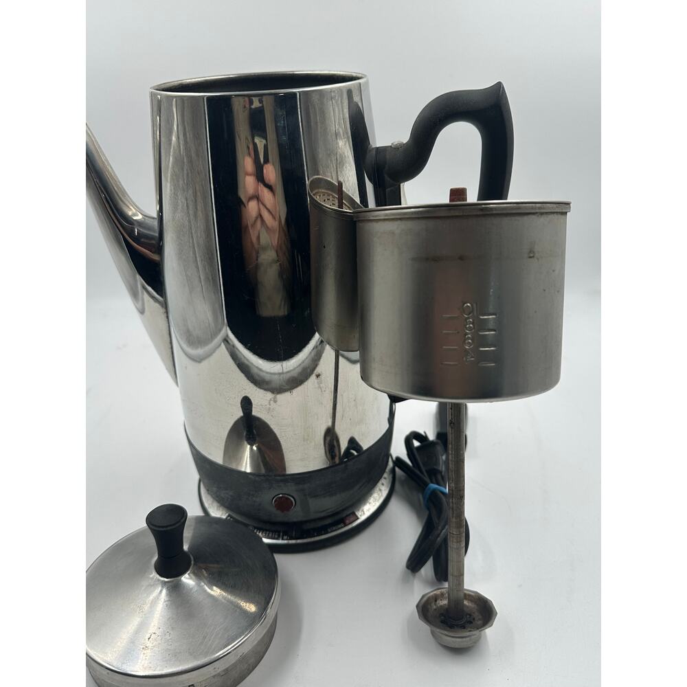 VTG Mid Century General Electric 10 Cups Capacity Automatic Percolator. - Picture 3 of 5